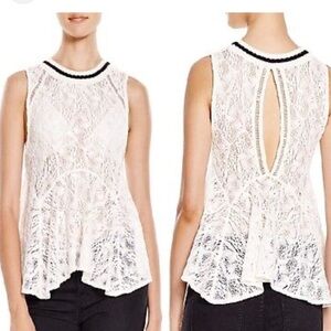 Free people lace top lace all star
